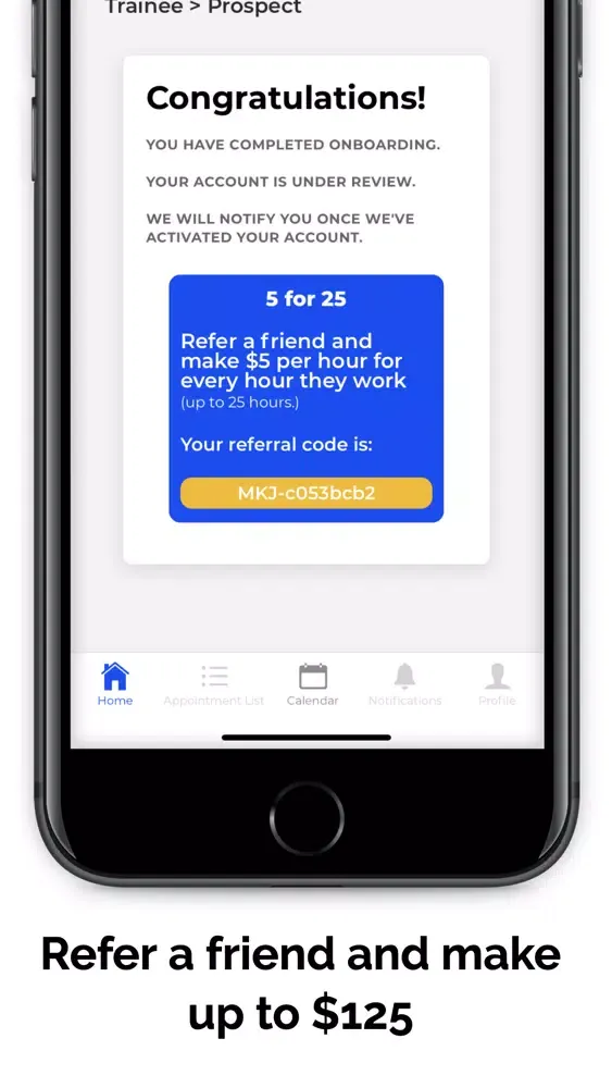 Tangkapan layar The Home Team - Member App