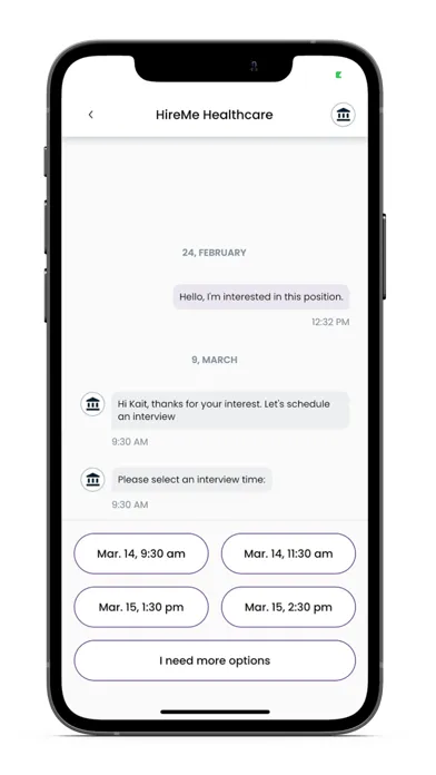 HireMe Healthcare应用截图