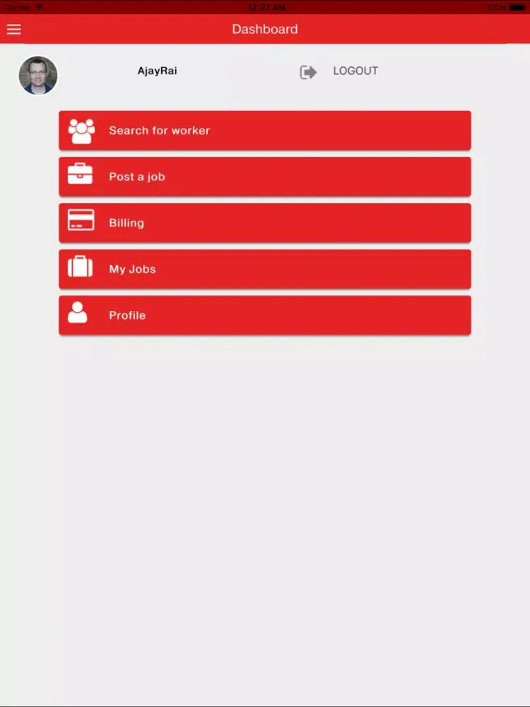HireMe 365 USA iPad  سکرین شاٹس