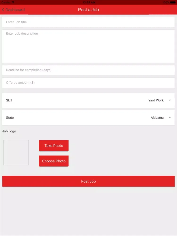 HireMe 365 USA iPad  سکرین شاٹس