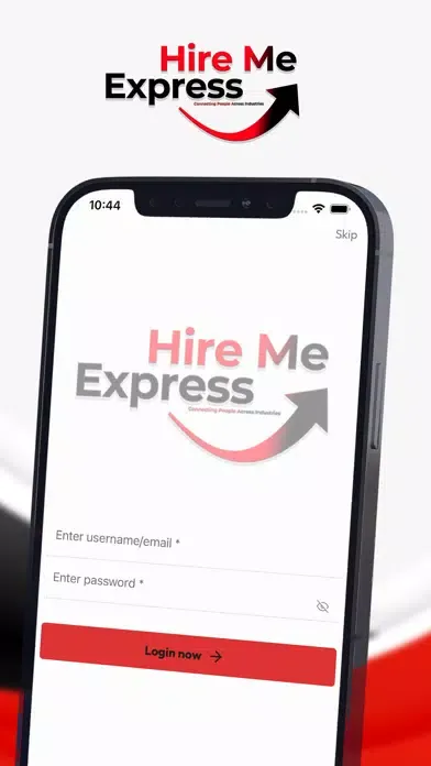 Ảnh chụp màn hình của Hire Me Express