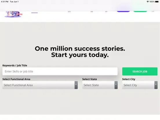 hiringpro iPad  Screenshots