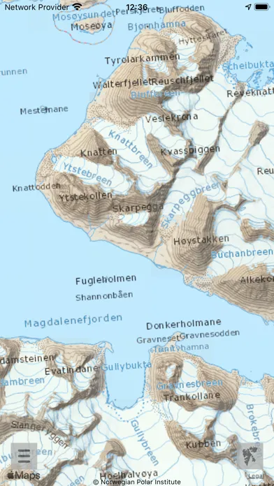 Capturas de pantalla de Here & there+ Svalbard 1:35000