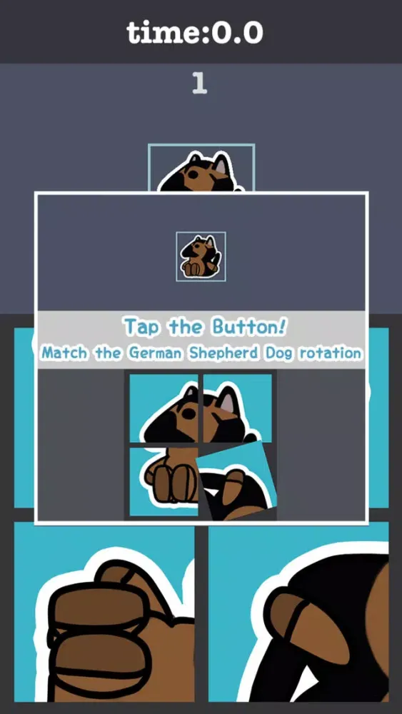صور Rotate German Shepherd Dog Puzzle