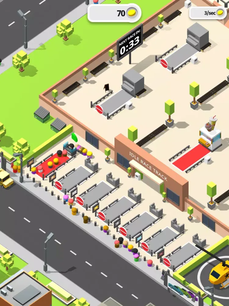 تصاویر Idle Racetrack 3D iPad 