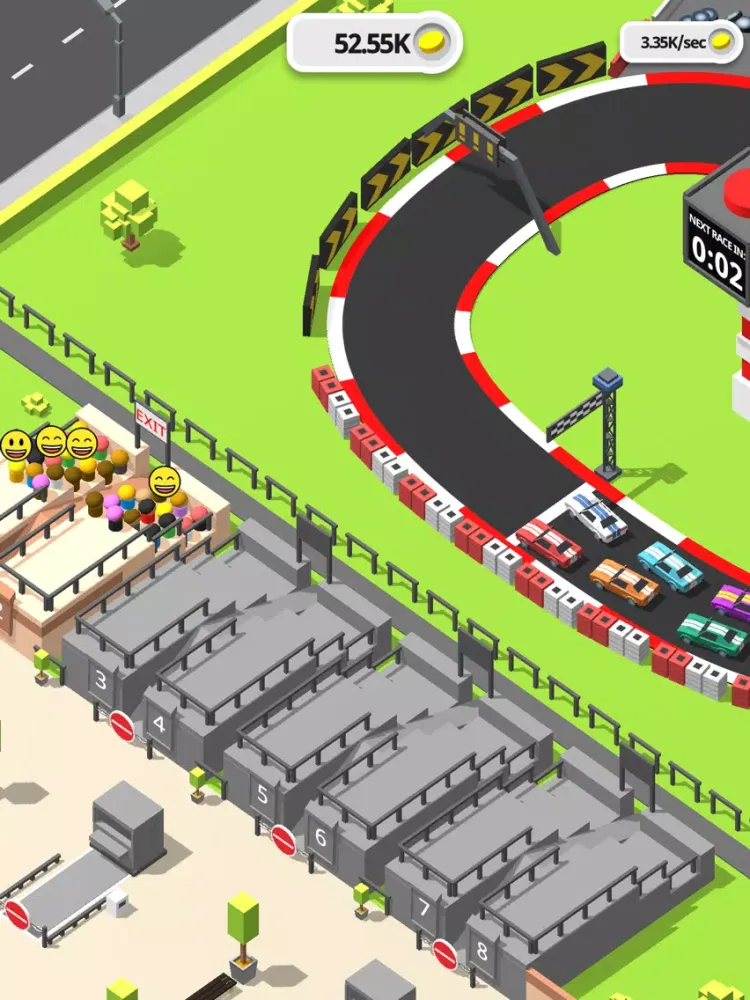 تصاویر Idle Racetrack 3D iPad 