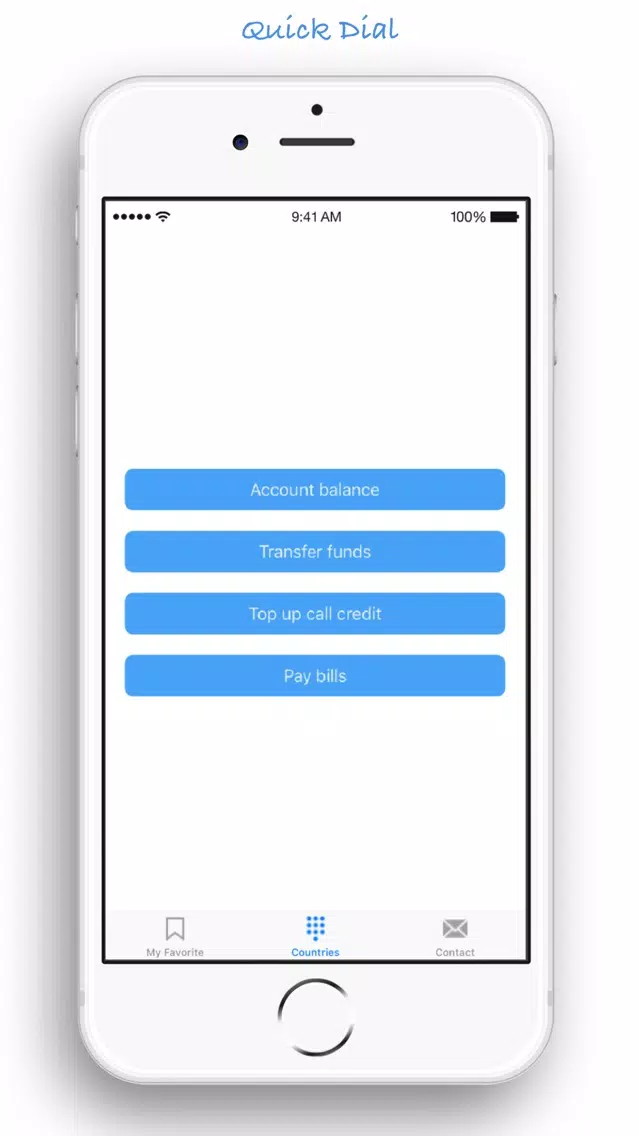 Quick Dial App Screenshots