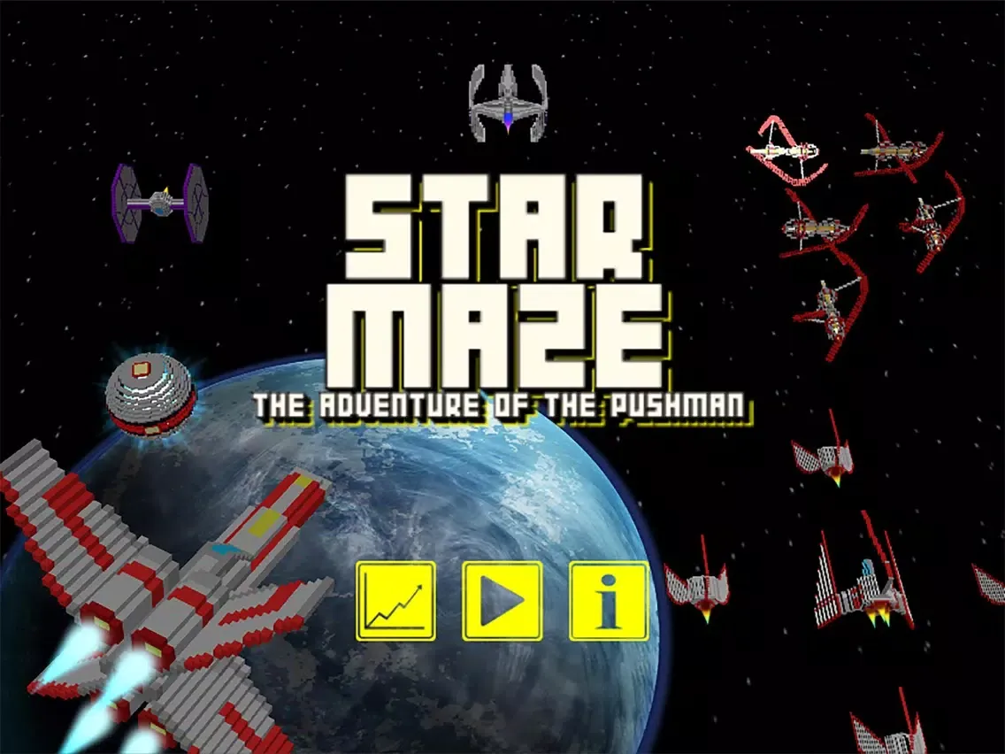 Star Maze The Adventure of the Pushman iPad  Screenshots