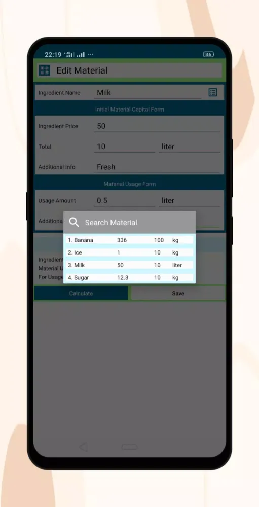 Business Capital Calculator 스크린샷