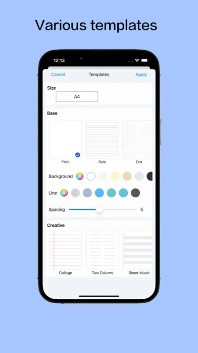Screenshot di LinHand-handwritten notes