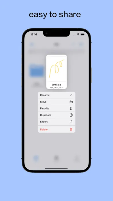 Screenshot di LinHand-handwritten notes