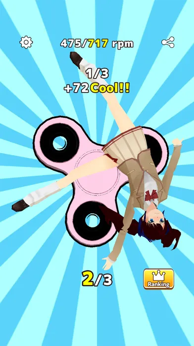 Zrzuty ekranu Riddle fidget spinner
