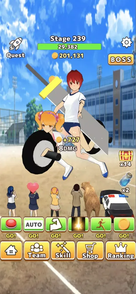 Incremental school tap battle應用截圖