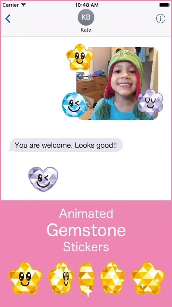 تصاویر Animated Gemstone Stickers