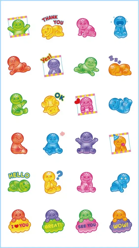 Capturas de tela do Animated Jelly Baby Boom