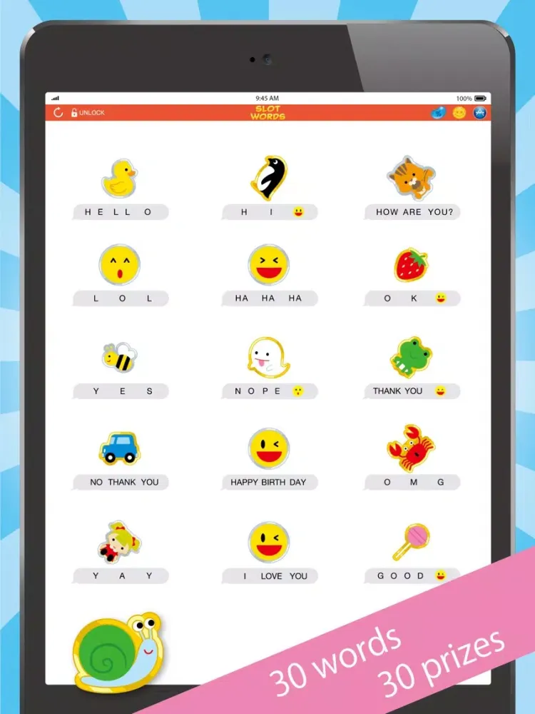 صور Slot Words - animated stickers iPad 