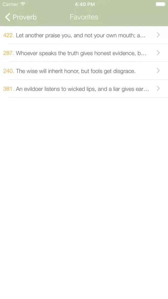 The Proverb App应用截图