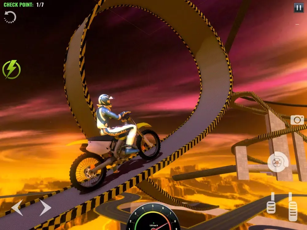 Captures d'écran de Mega Ramp Stunt Bike Game 2021 iPad 