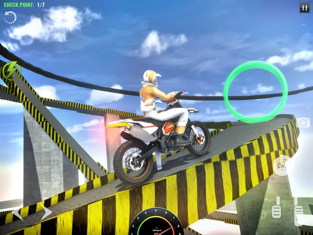 Captures d'écran de Mega Ramp Stunt Bike Game 2021 iPad 