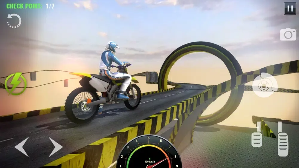 Captures d'écran de Mega Ramp Stunt Bike Game 2021