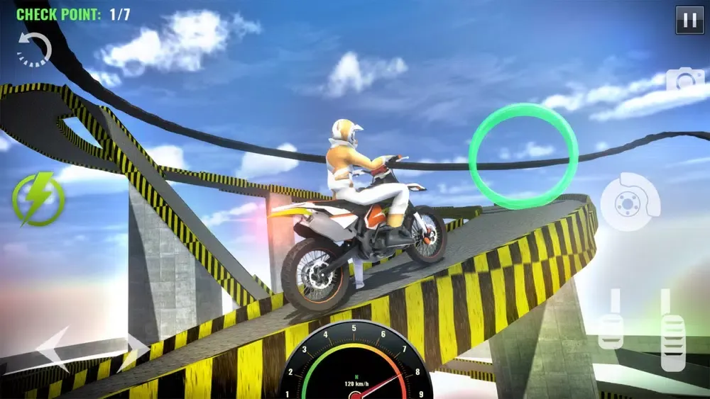 Captures d'écran de Mega Ramp Stunt Bike Game 2021