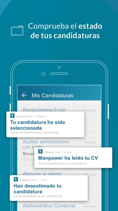 Captures d'écran de Trabajos.com