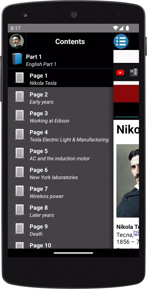 Nikola Tesla - Biography Screenshots