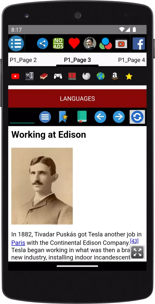 Nikola Tesla - Biography Screenshots