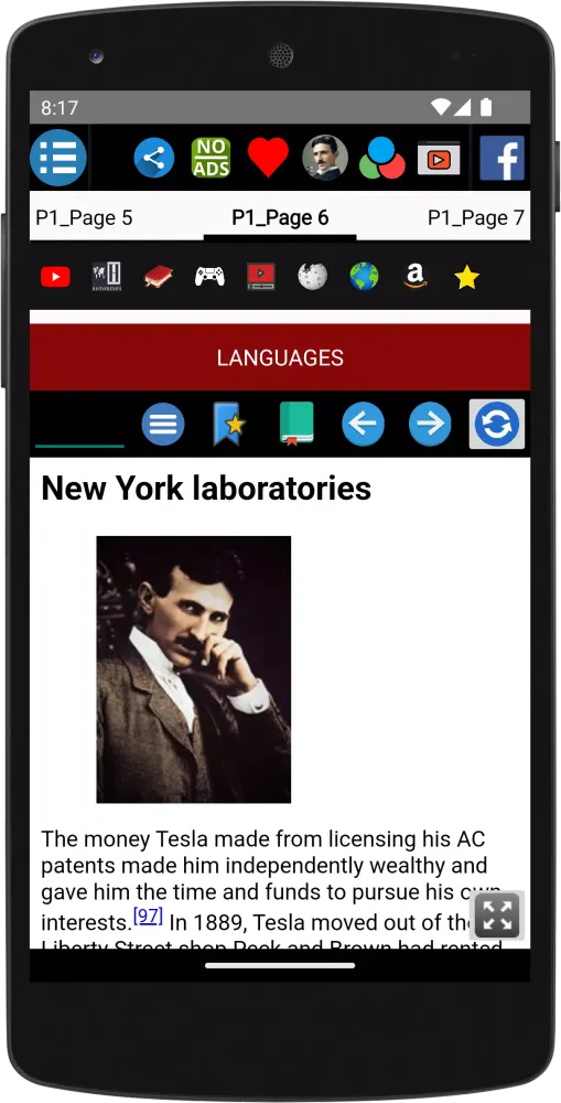 Nikola Tesla - Biography Screenshots