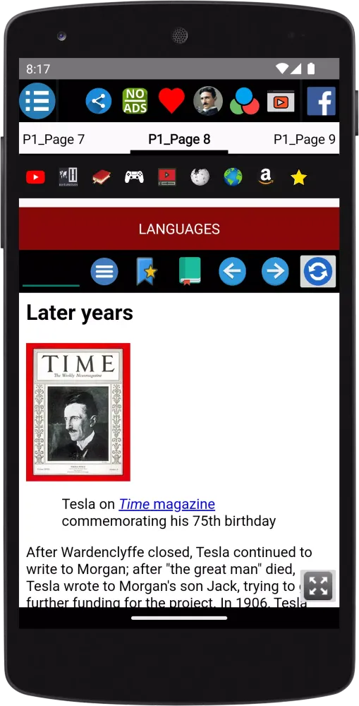 Nikola Tesla - Biography Screenshots