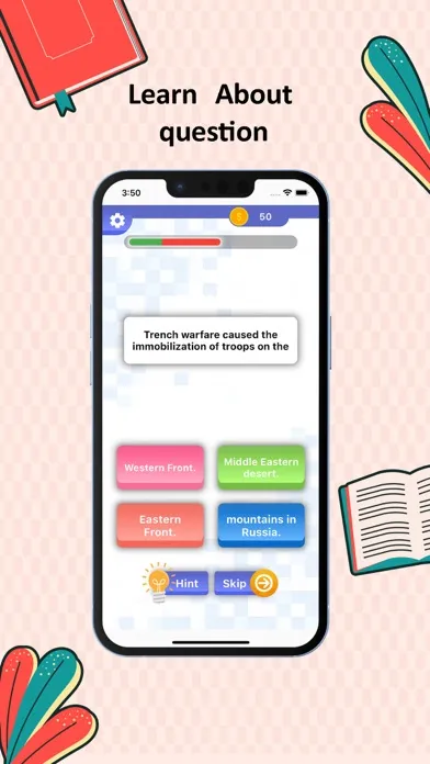 World History And Quiz স্ক্রিনশট
