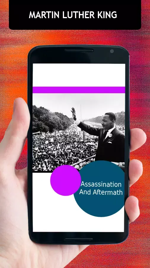 Capturas de tela do Martin Luther King Biography