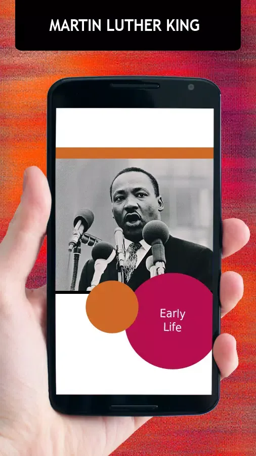 Capturas de tela do Martin Luther King Biography