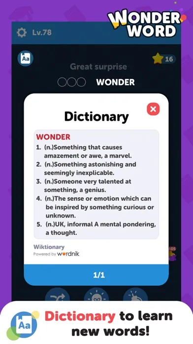 Wonder Word: Word Search Games स्क्रीनशॉट