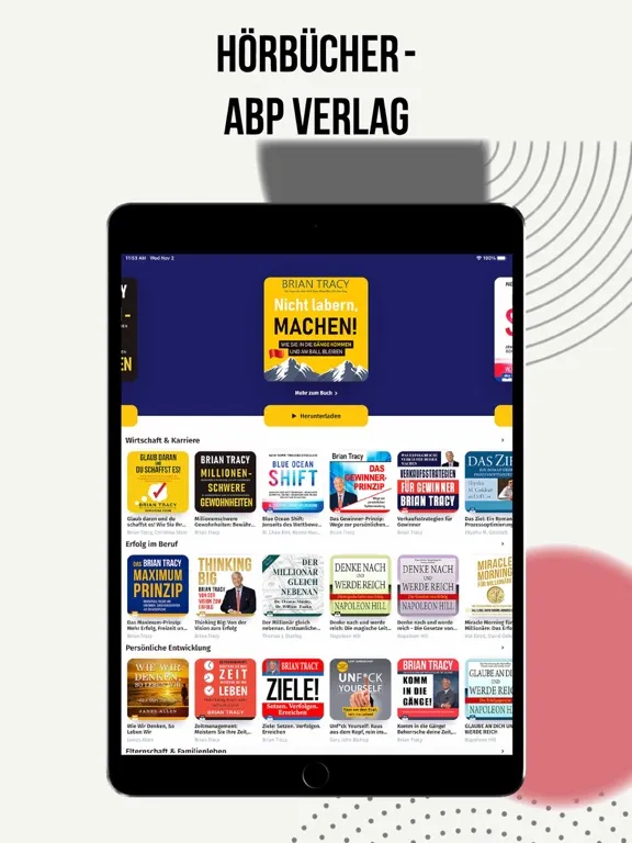 ABP Verlag - Top Hörbücher iPad  Ekran Görüntüleri