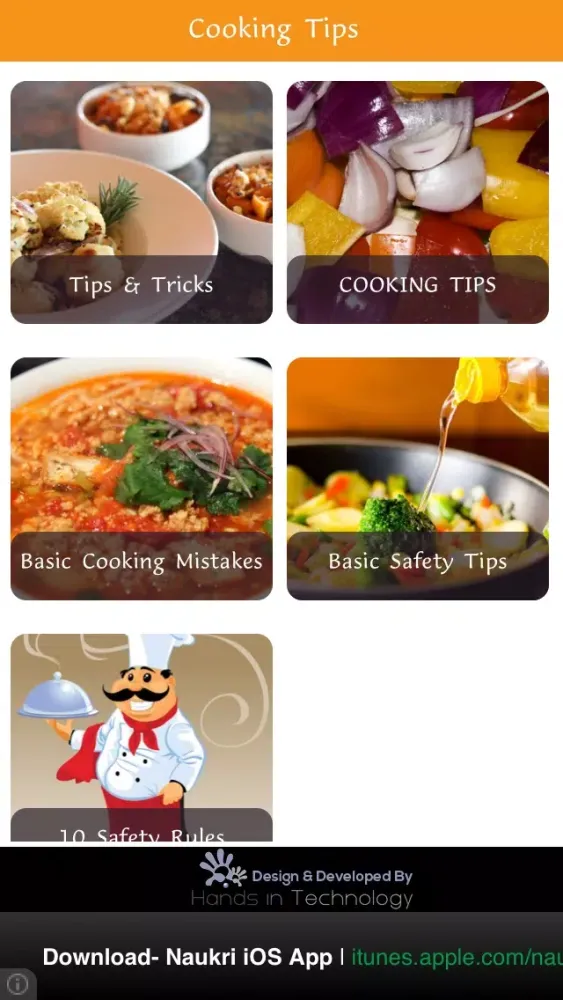 Cooking Tips スクリーンショット