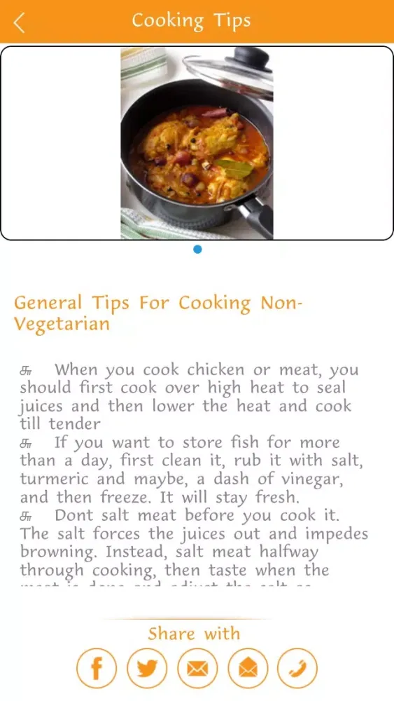 Cooking Tips スクリーンショット
