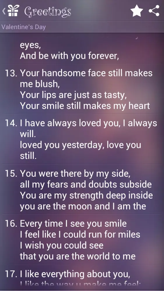 Screenshot di Greetings