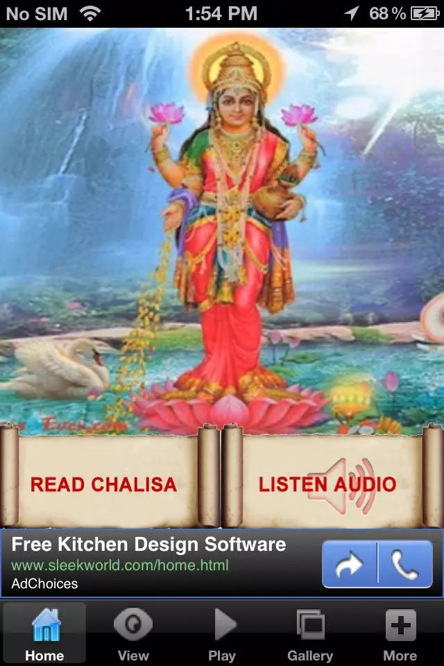 Tangkapan layar Chalisa Laxmi Mata Ki