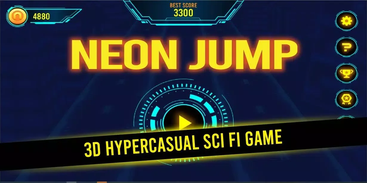 Screenshot di Neon Jump