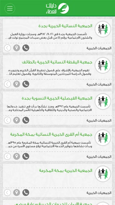 الجهات الخيرية في مكة المكرمة স্ক্রিনশট
