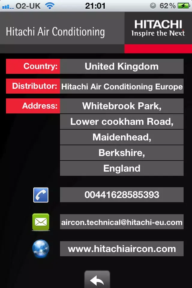 Zrzuty ekranu Aircon Alarms