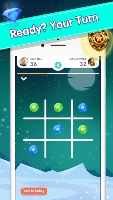 Capturas de tela do Tic Tac Toe - GamePlay