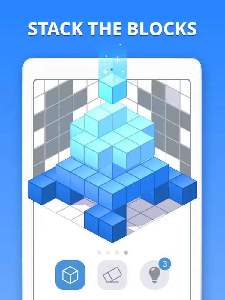 Capturas de tela do Isometric Puzzle - Block Game iPad 