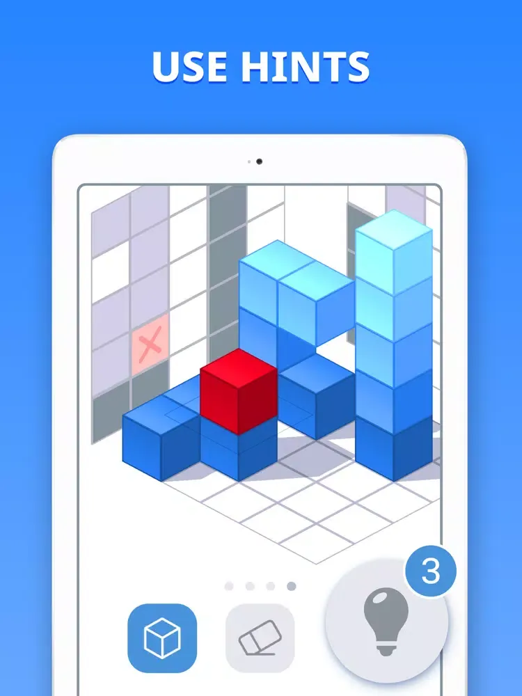 Capturas de tela do Isometric Puzzle - Block Game iPad 