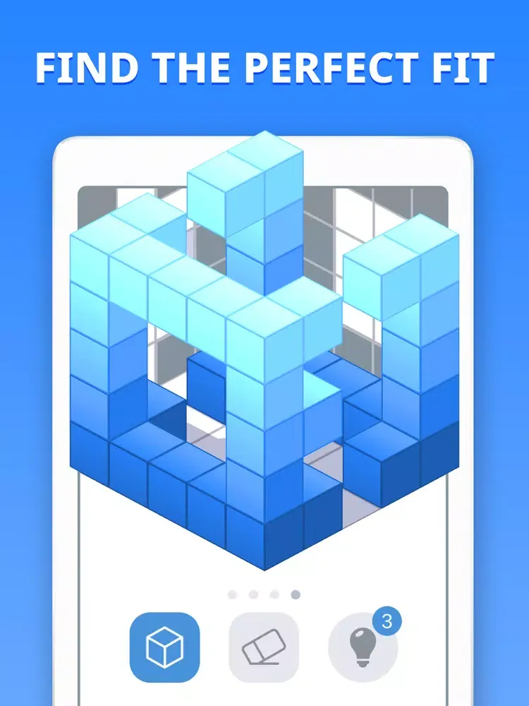 Capturas de tela do Isometric Puzzle - Block Game iPad 