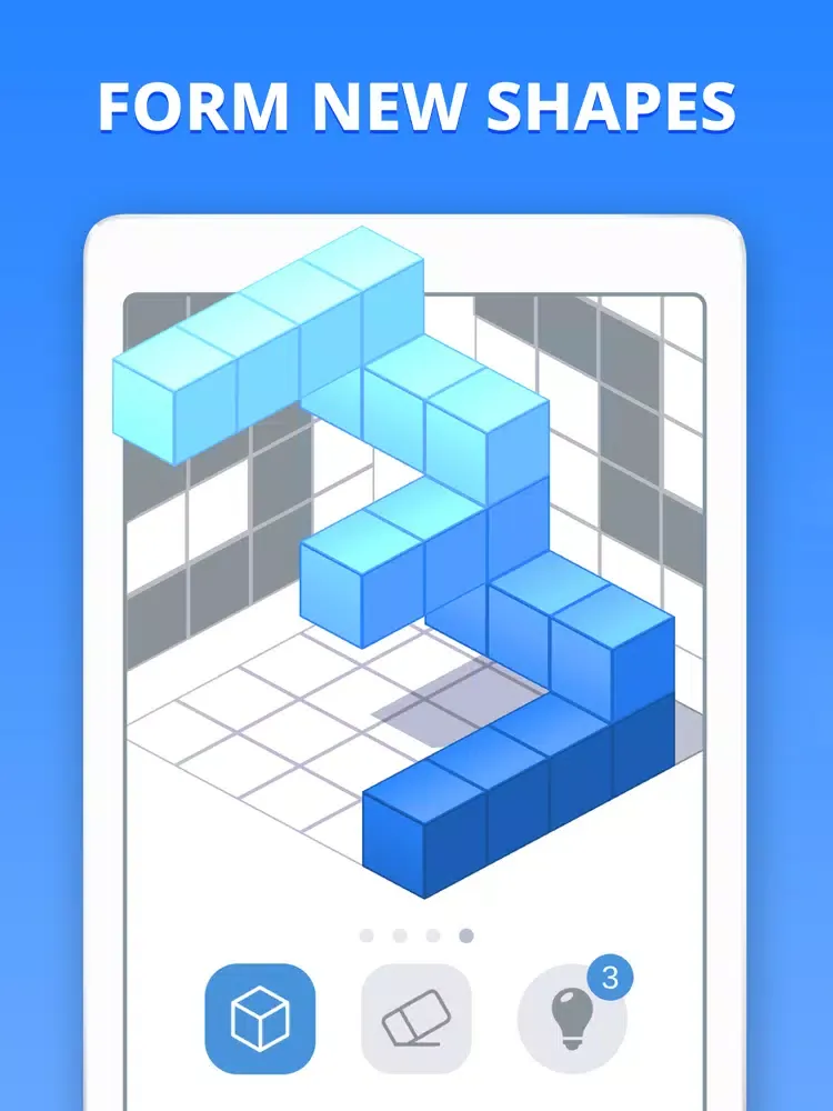 Capturas de tela do Isometric Puzzle - Block Game iPad 