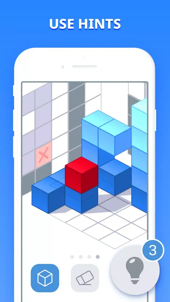 Capturas de tela do Isometric Puzzle - Block Game