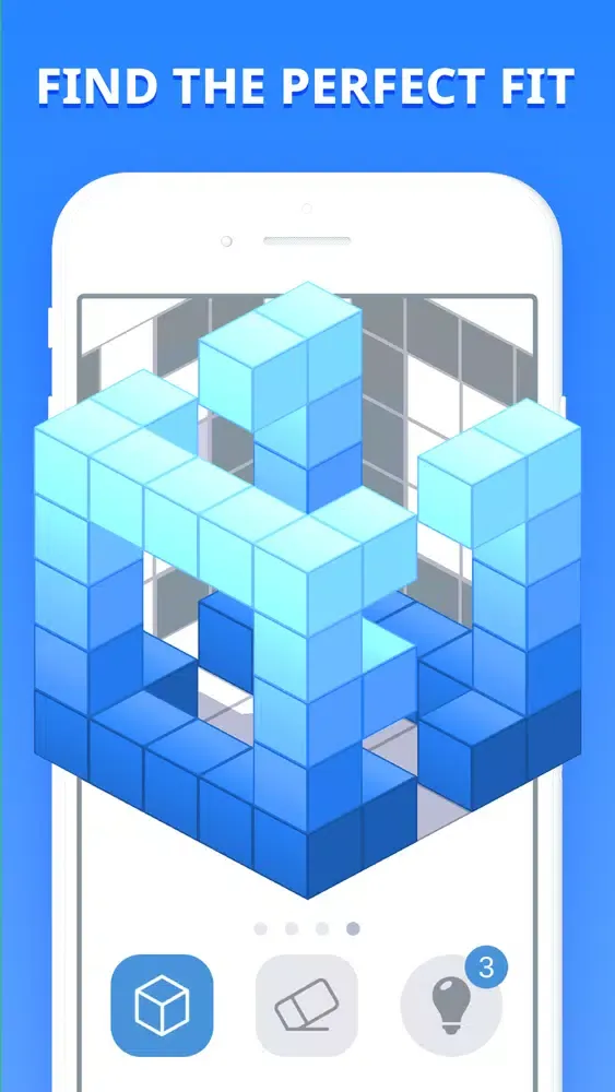 Capturas de tela do Isometric Puzzle - Block Game