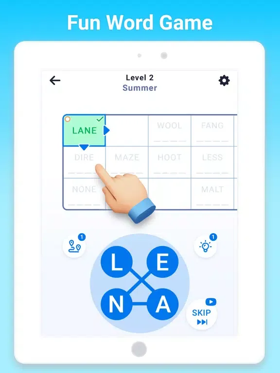 Tangkapan layar Anagram Adventure - Word Game iPad 